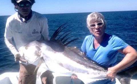 Roxies roosterfish with Costa Rica Fishing Charters