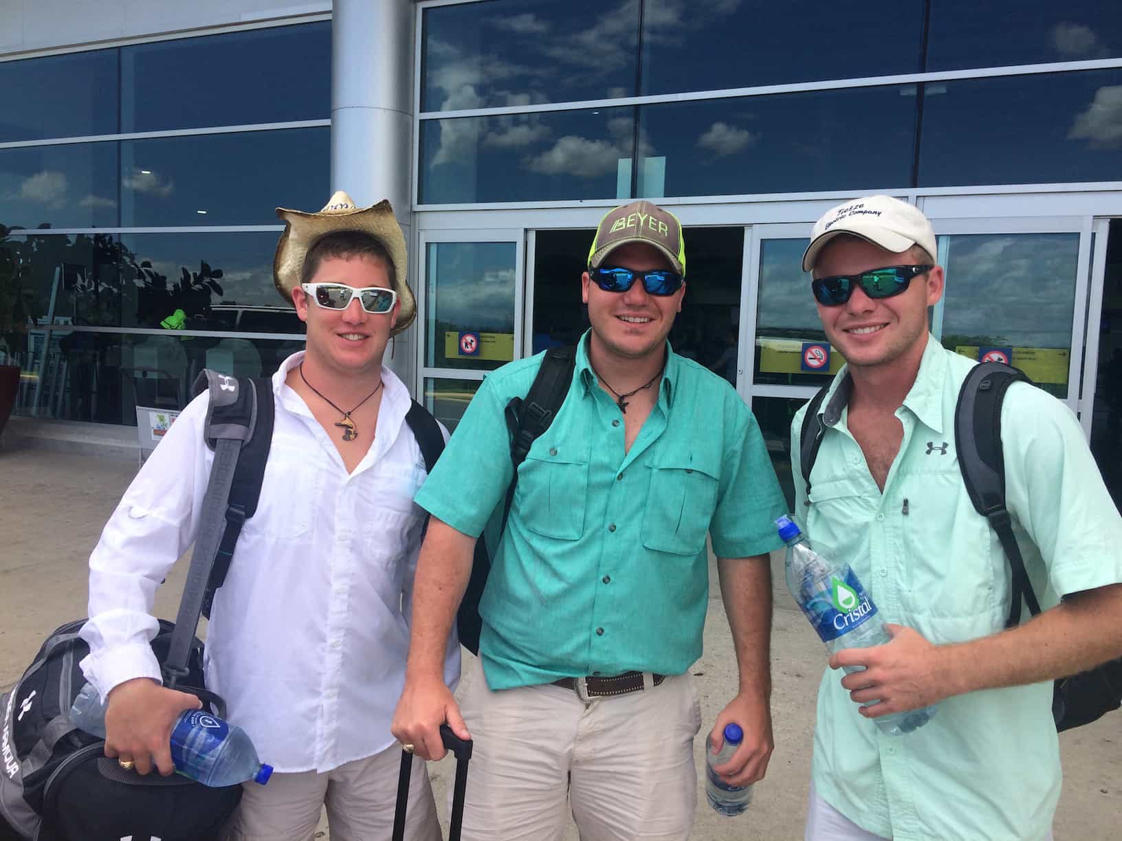 Arriving at Liberia airport in Costa Rica for our sportfishing trip with Danny Crosby