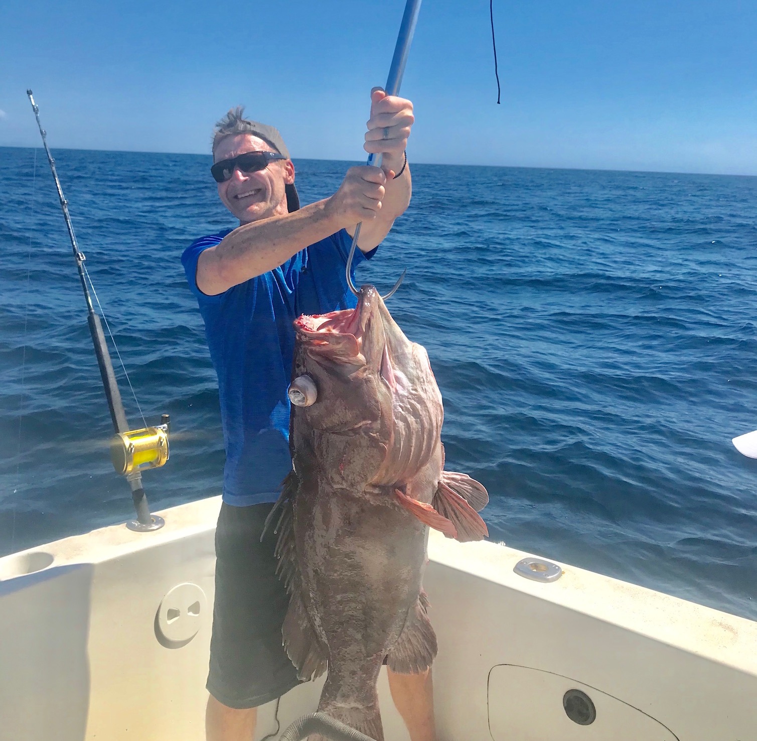 Another grouper caught with Costa Rica Fishing Charters.