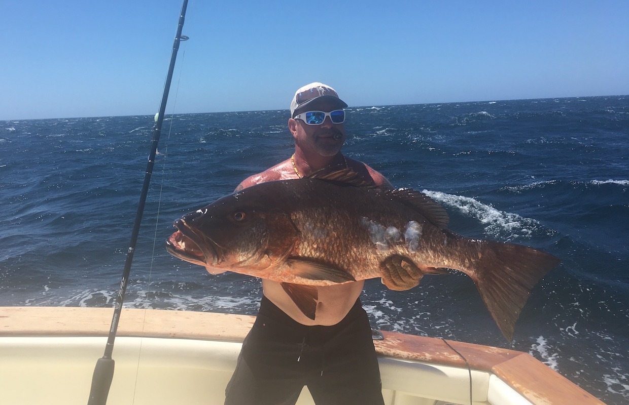 Bart's biggest snapper, caught with Costa Rica Fishing Charters