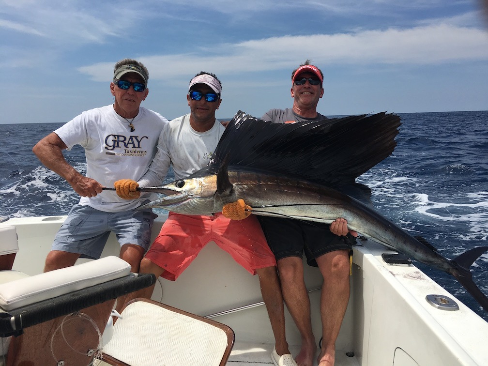Another sailfish caught with Danny Crosby at Costa Rica Fishing Charters