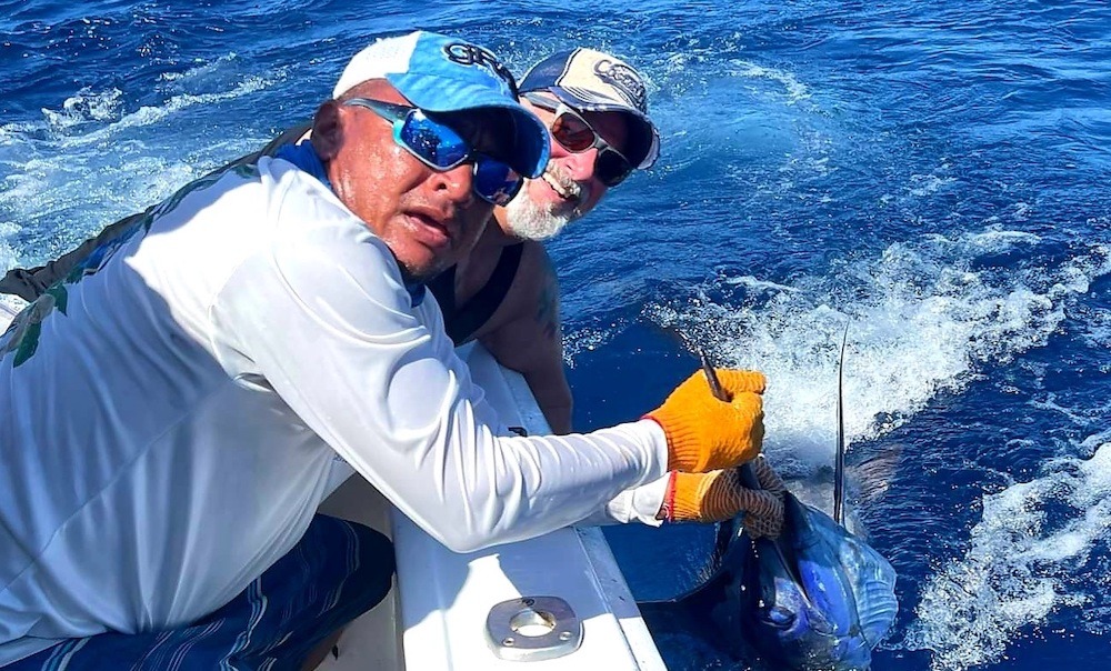 Dan caught a marlin on his Costa Rica Fishing charter
